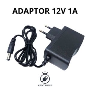 Adaptor 12v 1 Amper Panjang Kabel 1 Meter Adaptor 12 Volt 1 A