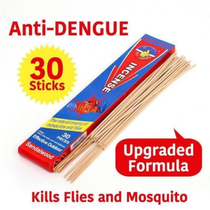 Mosquito Incense Stick Outdoor Camping Fishing 30 Pieces/box Sandalwood Stick Incense To Kill