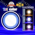 Tricolor Pin light 7W LED Downlight Ultra-Thin Ceiling Light  Dimmable light Recessed Round  4in /5inch Panel Light Round Square Led Ceiling Lamp. 