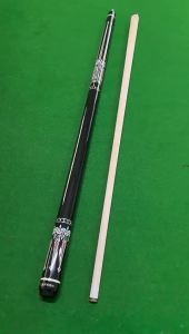 ไม้คิวบิลเลียดสไตล์จีนสีดำ 8 ไม้คิวหัวใหญ่สไตล์อเมริกันไม้เมเปิล 9 ลูก อุปกรณ์บิลเลียด