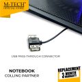 M-TECH ORIGINAL Coolingpad Pendingin Laptop 17inc High Performance Notebook Cooling Pad Kipas Laptop. 