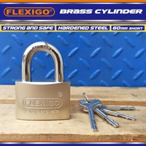 Gembok Flexigo 60mm Brass Cylinder Anti Cairan Kimia