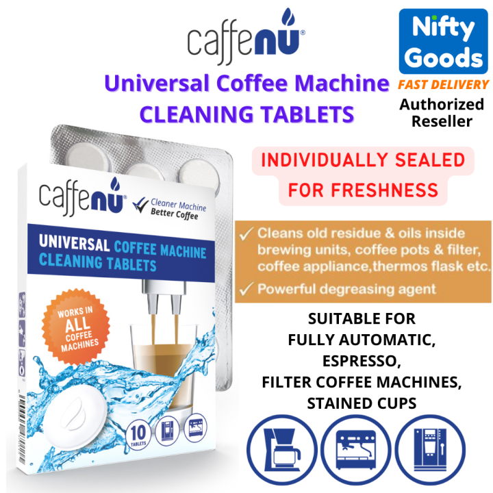 [SG STORE] Caffenu Espresso Coffee Machines Cleaning Descaling Tablet