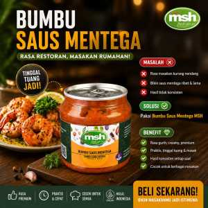 Bumbu Saus Mentega 190 gr  Bumbu Saus Mentega Praktis  Bumbu Saus Mentega Rempah Murni