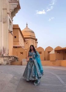 [PRE-ORDER] SEMISTITCHED LEHANGA CHOLI {ETA:2025-12-31}