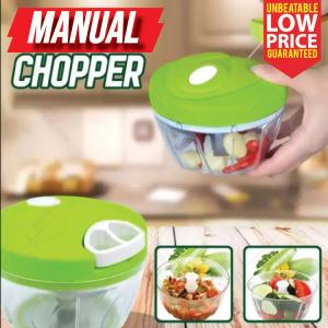 Manual Hand Pull Type Minced Speedy Chopper Garlic Meat Grinder Cutter/Pemotong Sayur Manual
