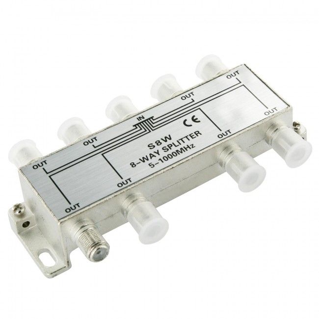 【2way/3way/4way】Splitter Satellite Signal TV Receiver Dualuse