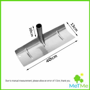 MetMe พลั่วเหล็กแบบหนา อเนกประสงค์ แข็งแรง สินค้าคุณภาพดี คราดหญ้าหน้าตัด ที่แซะหญ้า Iron rake