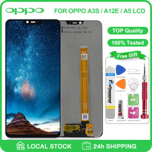LCD For OPPO A3S / A12E / A5 / REALME C1 / REALME 2 LCD Display Touch Screen Digitizer Assembly Replacement