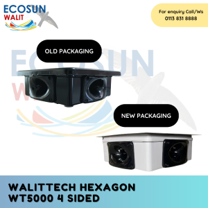 WALITTECH HEXAGON WT-5000 4 ARAH (SUARA PANGGIL) NEODYMIUM MAGNET TWEETER TITANIUM WATERPROOF FOR SWIFTLET FARMING