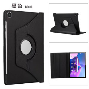 Cho Lenovo Tab M10 3rd Gen tb328fu tb328xu 10.1 inch máy tính bảng chống sốc 360 ° xoay PU Vỏ ốp đỡ máy tính bảng bằng da Bìa