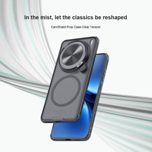 Nillkin Classic Twill Holder Cover for vivo X200 Pro MagSafe Phone Cases Flip-Style Lens Protective Back Cover