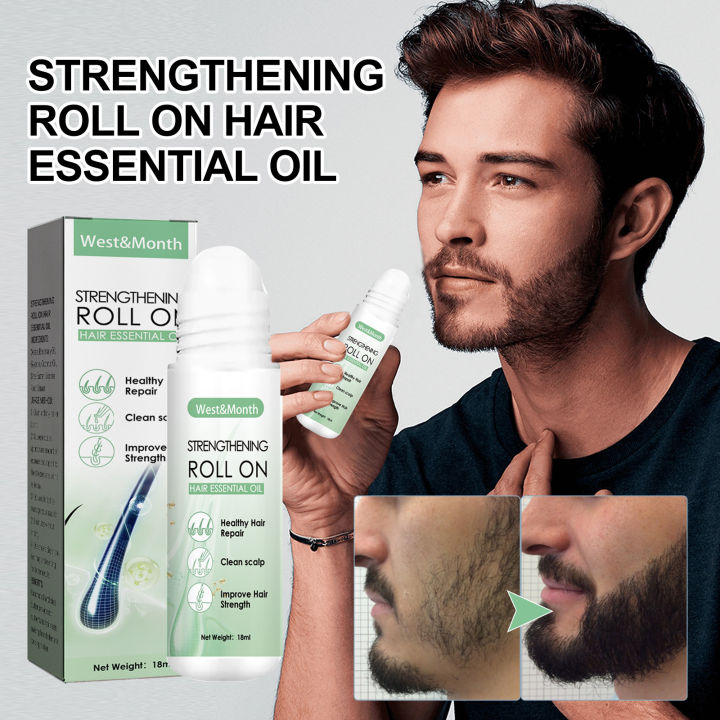 West&Month 18ml Strengthening Roll on Hair Essential Oil for Clean