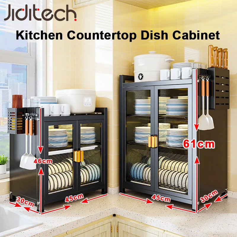Jiditech 2/3-Tier Dish Rack with Drainer Dish Rack Organizer