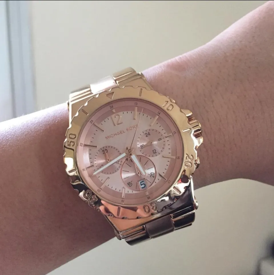 Original Michael Kors MK5314 Rose Gold Dial Chronograph Ladies Watch With 1 Year Warranty For Mechanism Lazada Lazada PH