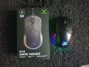 WESDAR X112 RGB Backlit USB Wired Budget Gaming Mouse (READY STOCK)