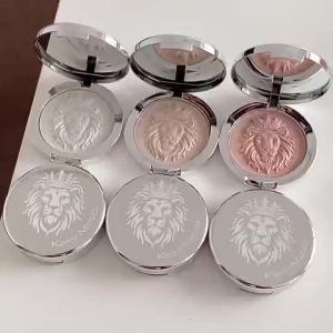 KeKeMood Lion Aurora Highlighter Potato Mashed Sparkling Clear Delicate Atmospheric Pearlescent Fine Glitter Highlighter Palette