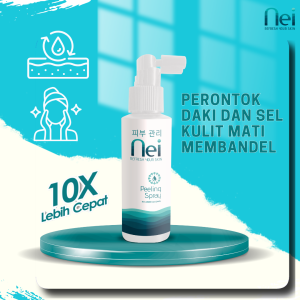 Perontok Daki Instan Tanpa Rasa Sakit - Pemutih Kulit Murah NEI Peeling Spray 90 ml