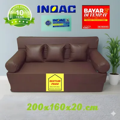 INOAC Sofabed No2 160x200x20cm cover bahan waterfroop oscar Sofa bed Inoac garansi 10thn anti kempes