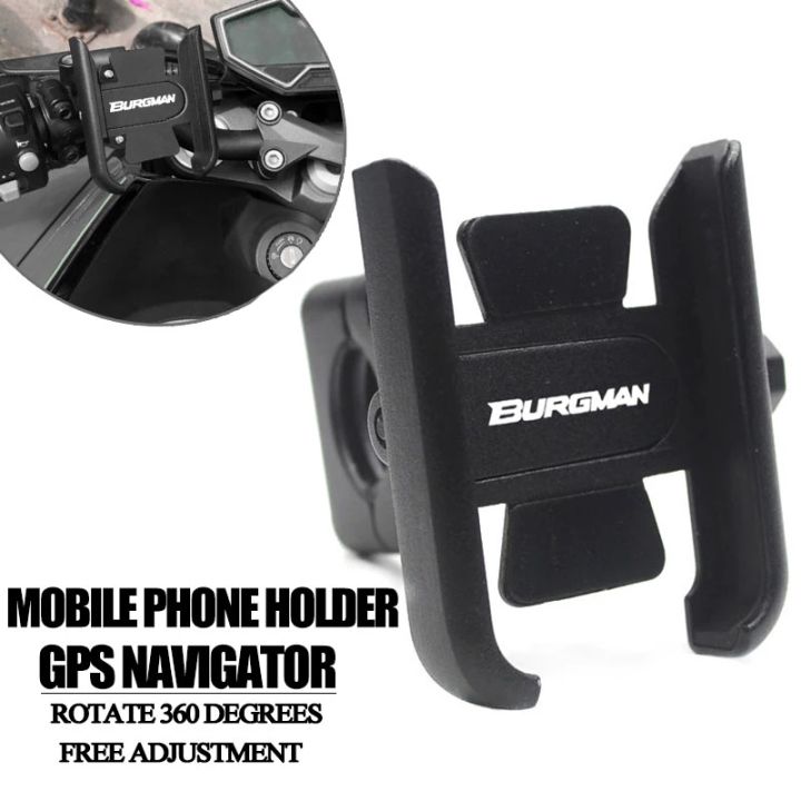 Bike Mobile Holder For Burgman 125 Mirror Mobile Holder For Suzuki