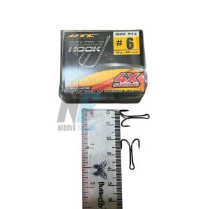 Mata Kail Pancing Double Hook Utecate 4X Strong Black Nickel isi 50 Pcs Harga per Box