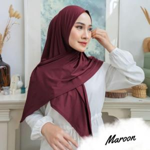 Kirani Hijab Segitiga Bahan Jersey / Kerudung Segi 3 / Jilbab Instan Termurah / Warna Terlengkap / COD
