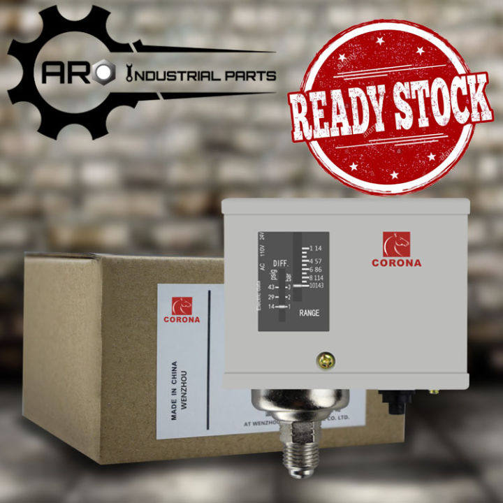 Electronic Pressure Control Switch For Air Water Compressors & Boilers