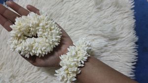 Scented Jasmine Artificial Scrunchies Flower