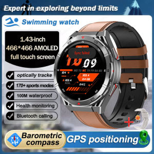 2025 New Fitness Swimming Dual-band GPS Smart Watch Compass IP69K Professional Waterproof Bluetooth Call Smart Watches For Men