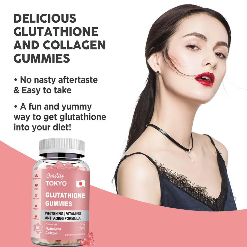 Omilay TOKYO Biotin Collagen Gummies Keratin Vitamin Gummy Skin Wrinkles  Vegan Hair Vitamins Growth Strong Nails 60 Gummies Anti-Aging Glutathione  Gummies - Lazada