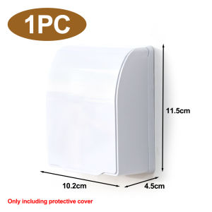 Yespery 86 Loại tự dính ổ cắm tường hộp chống nước cắm điện Bìa tường phòng tắm chuyển đổi bảo vệ Bìa