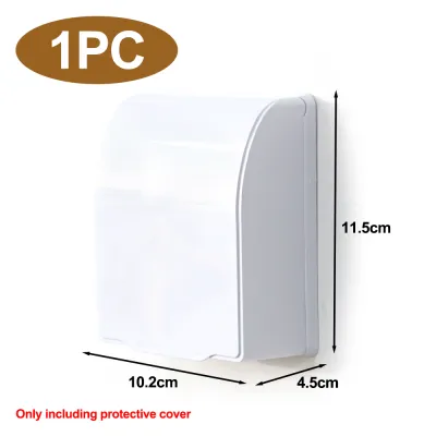 YESPERY 86 Type Self-Adhesive Wall Socket Waterproof Box Electric Plug Cover Bathroom Wall Switch Protection Cover