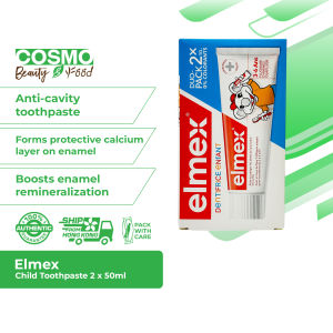 Elmex Child Toothpaste 2 x 50ml (3–6 Years Old)