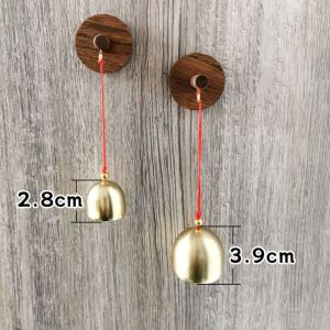 OKKFINE Door Opening Door Bell Hanging Decorative Wooden Wind Chime Elegant Japanese Style Shopkeepers Bell for Business Garden