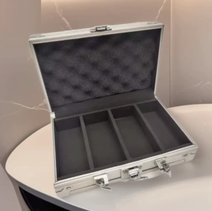 【Monte Carlo Gold】100pcs Mahjong Chips Set / 14 grams Heavy Chips / Acrylic Rack / Alu Case【Ship Out 24Hrs】