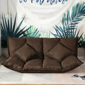 D7 Tatami Folding Double Lazy Susan Small Bedroom Living Room Foldable Sofa Bed 160cm (Free 2 Pillows)