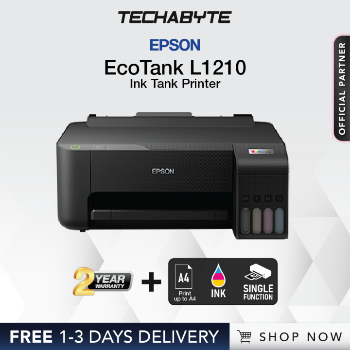 Epson ECOTANK L1210 InkTank Printer Lazada Singapore