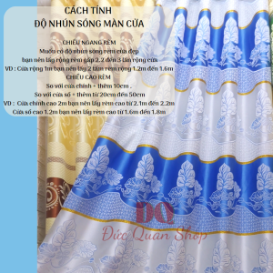 Rèm cửa Vải gấm dày mềm sang xịn ( SIZE LỚN )