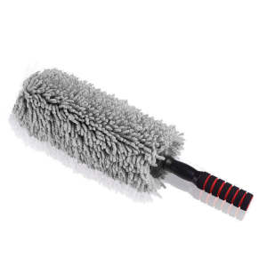 Microfiber Car Body Duster Retractable Wax Dust Mop Removing Cleaning Wheel Brush Car Dust Brush
