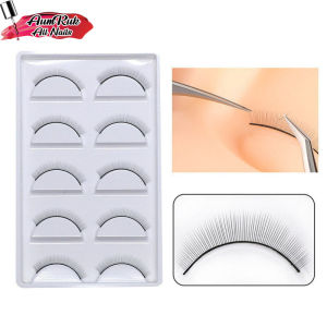 ขนตาปลอม ขนตาวอลุ่ม ขนตาเกรดพรีเมี่ยม นิ่มธรรมชาติ ขนตาปลอมสำหรับใช้ฝึก 5 คู่