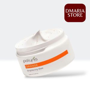 POLYNIA | Orange Brightening Face Mask | Memudarkan Bekas Jerawat | Masker Vitamin C