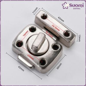 Suomi Gate Latch Slide Bolt Latches Lock Zinc Alloy Safety Door Locks