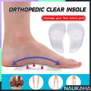N.K. Flat Foot Orthopedic Insole with Silicone Material and Arch Support