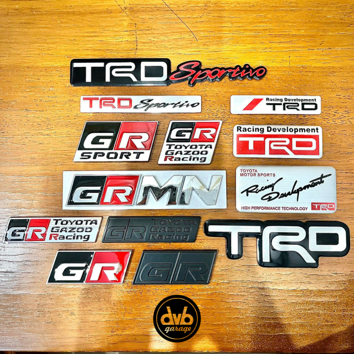 Toyota Racking Logo EMBLEM LOGO TOYOTA - GR GAZOO RACING TRD | Lazada Indonesia