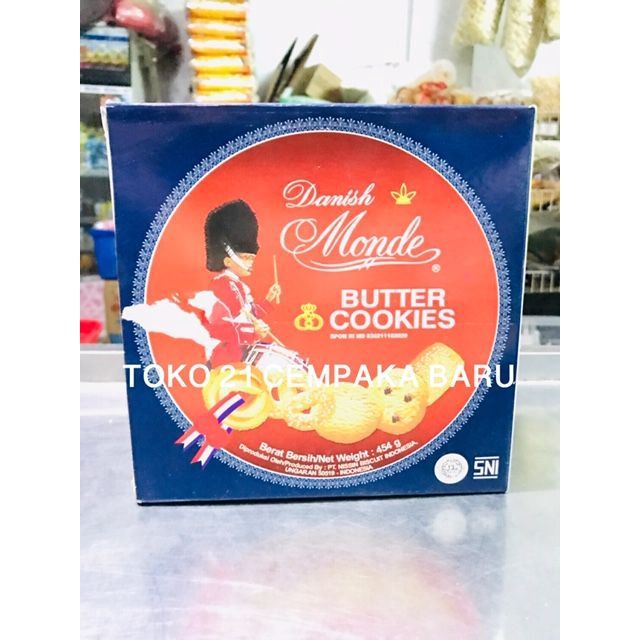 Monde Butter Cookies Kaleng 454 gram Biskuit Monde Kaleng Murah 454g