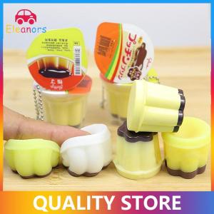 [Eleanor] Mới lạ bánh pudding Mặt dây chuyền thực phẩm chơi giảm áp Keychain hương thơm Antistress Fidget căng thẳng giảm Ba lô trang trí nội thất trẻ em Đồ chơi