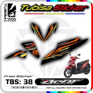 Sticker Striping Variasi Beat FI - Stiker Sticker Striping Variasi Motor Beat FI. TBS.38
