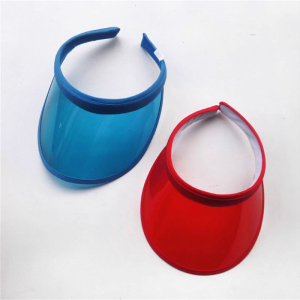 Baseball Cap Women Athletic Low Profile Candy Color Clip-On Empty Top PVC Plastic for Sun Visor Hat for Outdoor Sports