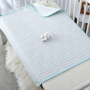 Baby Breathable Changing Mat Waterproof Mat Foldable Washable Diaper Cotton Mattress Strong Absorption Pelapik