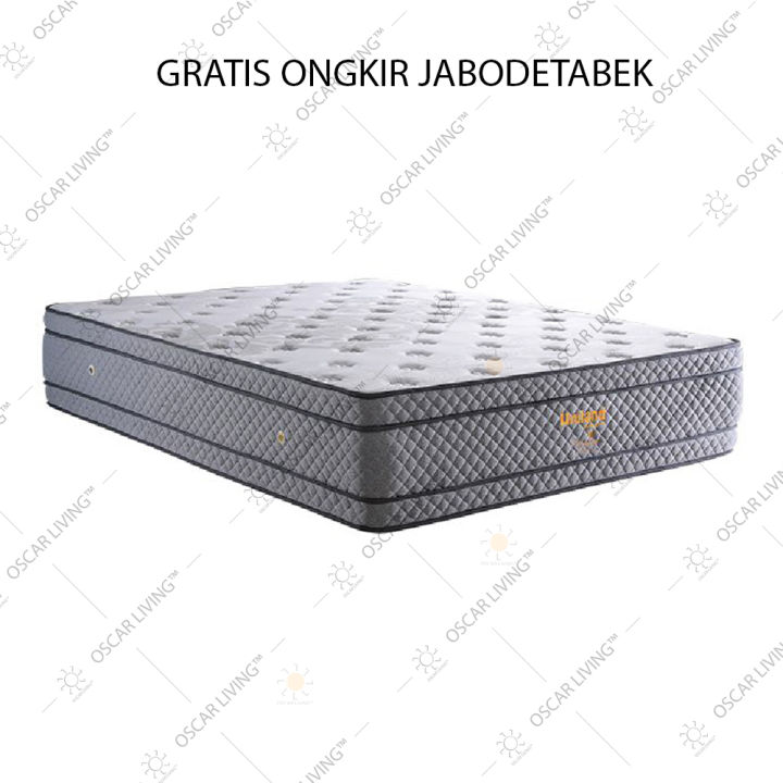 Kasur Uniland Springbed Paradise Double Plushtop Size 180 x 200 Tebal 36cm - Khusus Jabodetabek
